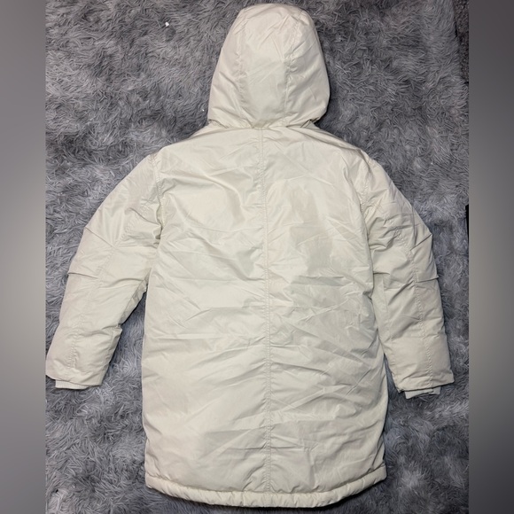 Universal Thread Women's Water Resistant Puffer Parka Jacket - White Size Small - Picture 6 of 6